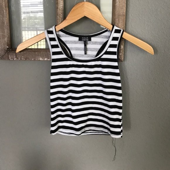 🔴 Nollie by PacSun Striped Crop Tank Top | XS Tank - Picture 2 of 6